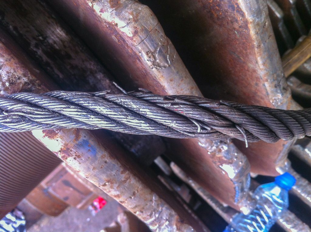 Broken Wires in Wire Ropes Crane Ropes Australia